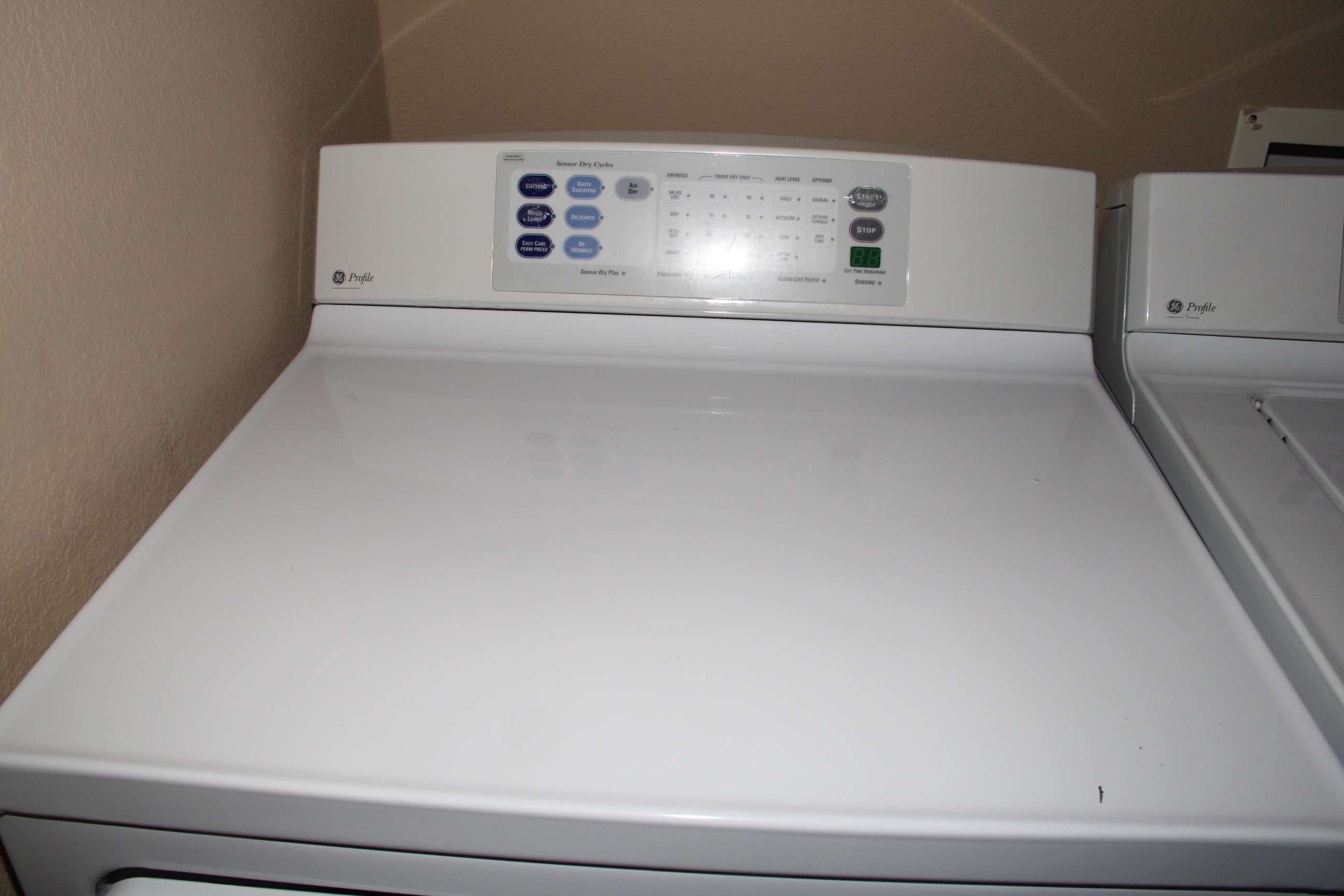 General Electric "Profile" Washer and Dryer Pair