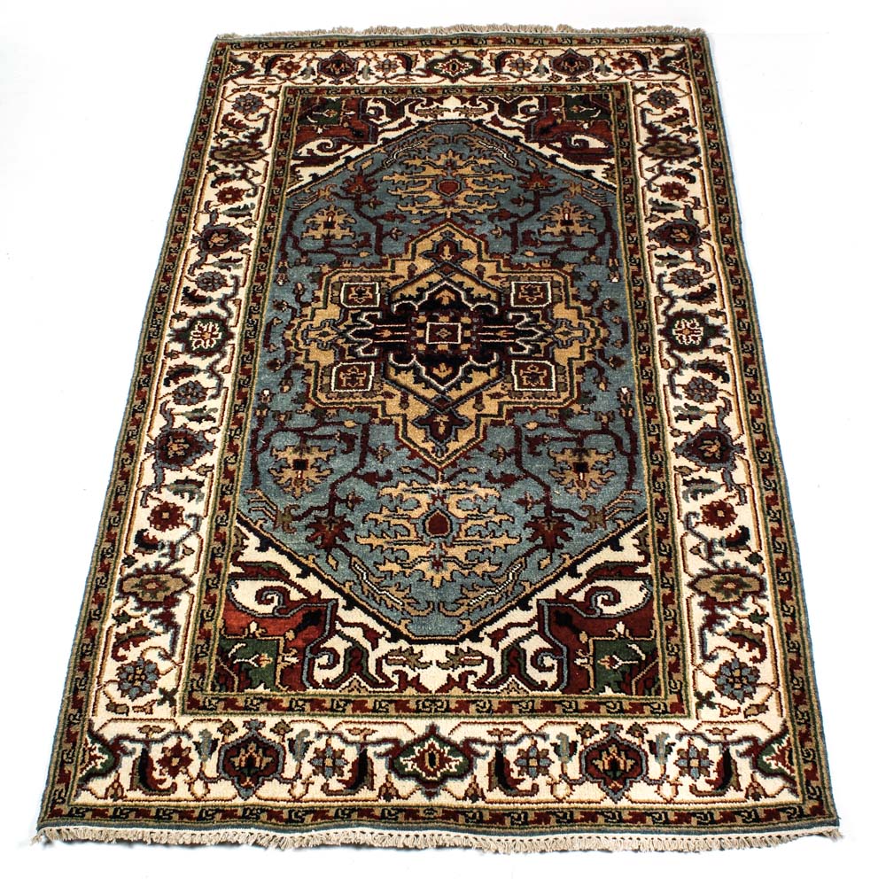 Handwoven Heriz Serapi Area Rug