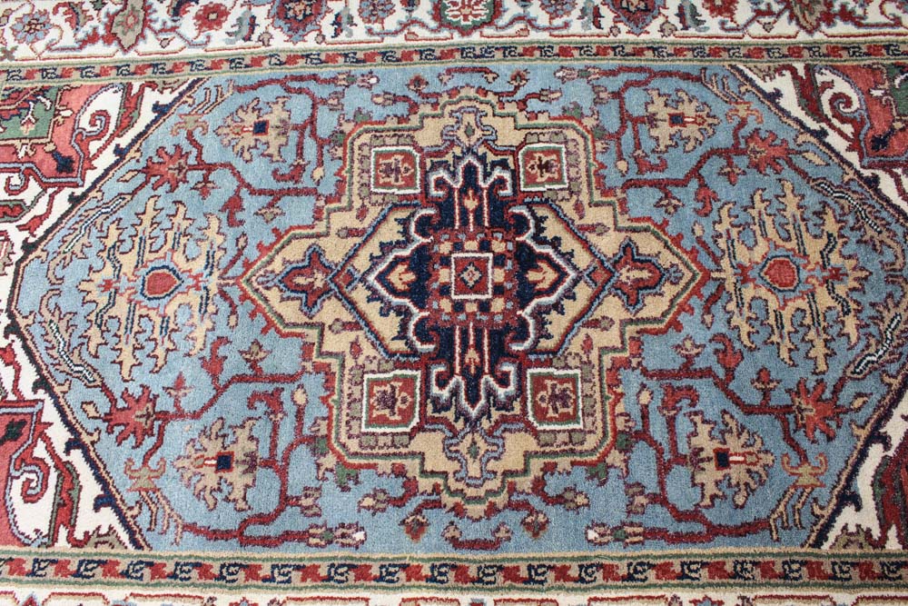 Handwoven Heriz Serapi Area Rug