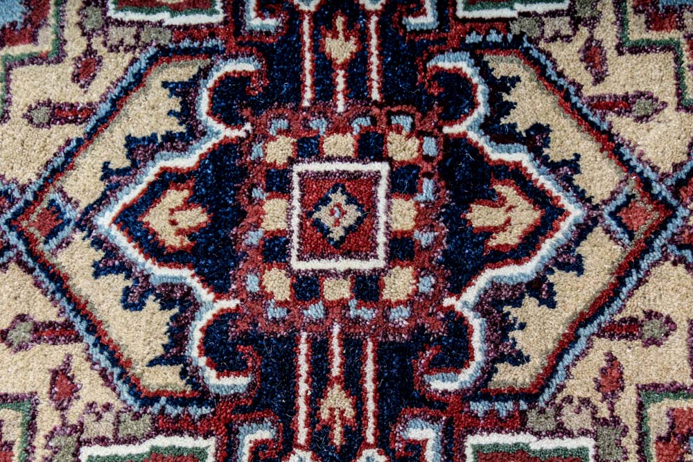 Handwoven Heriz Serapi Area Rug