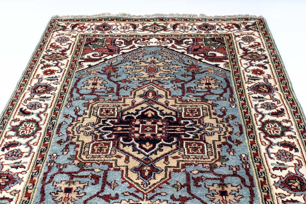 Handwoven Heriz Serapi Area Rug