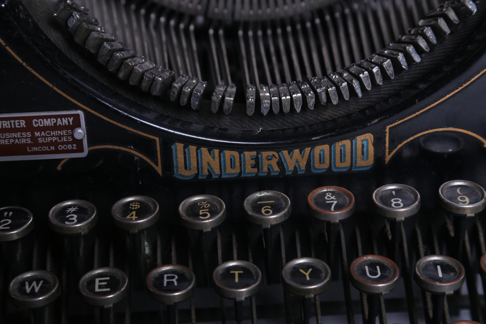 Vintage Underwood No. 5 Typewriter