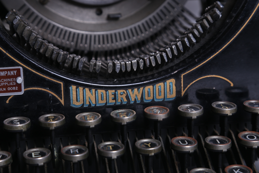 Vintage Underwood No. 5 Typewriter