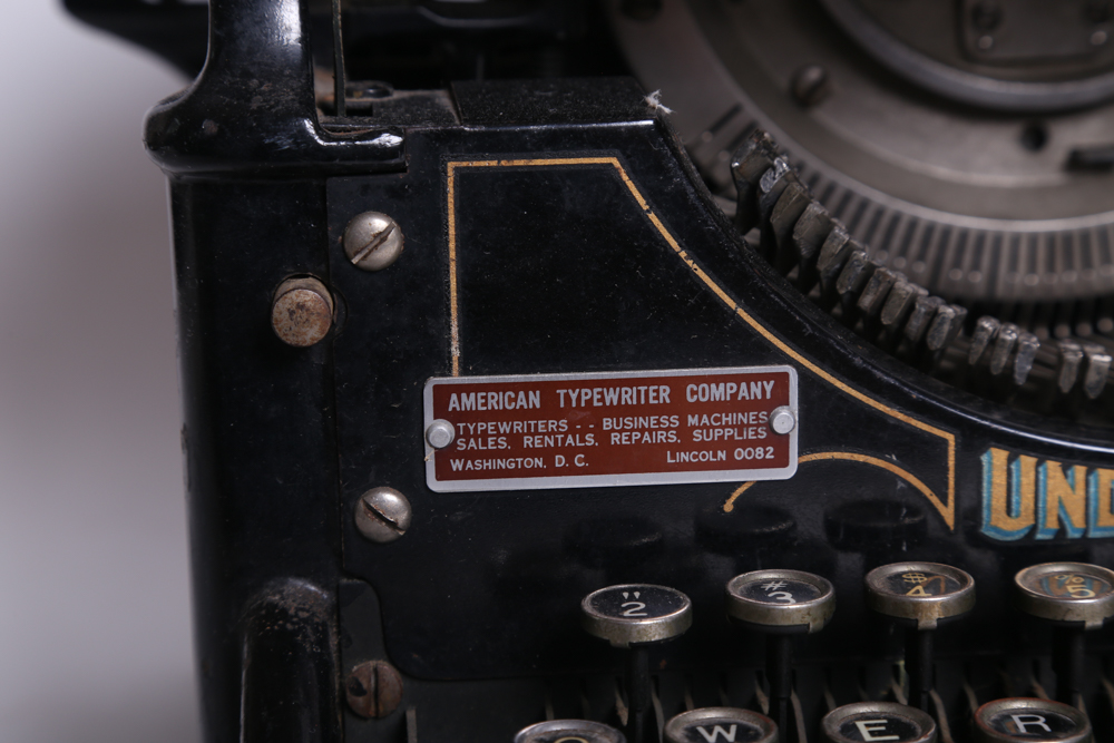 Vintage Underwood No. 5 Typewriter