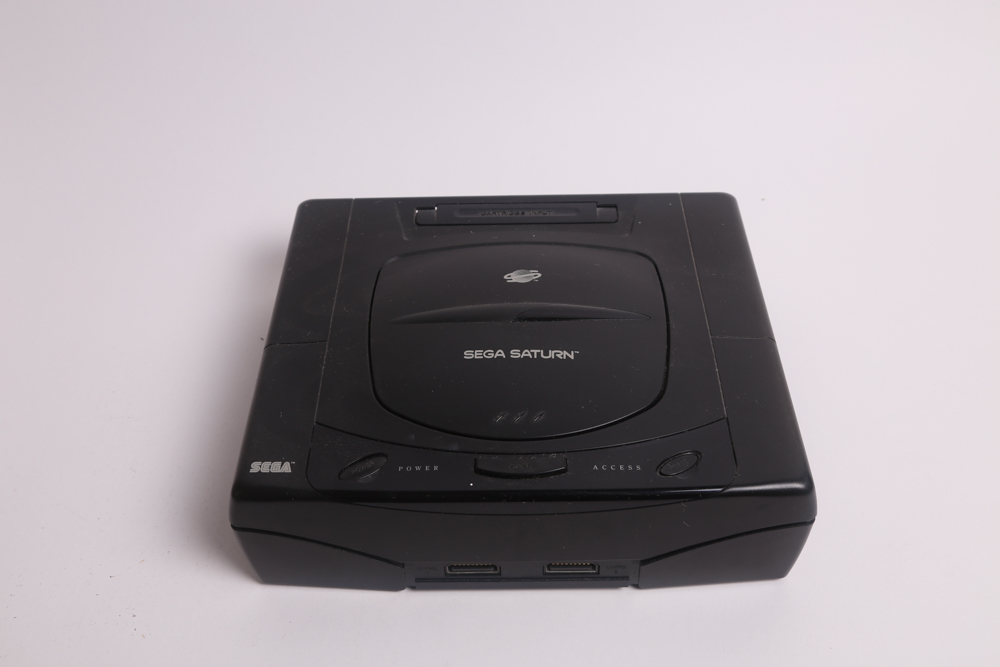 Sega Saturn Console with Game and 3D Control Pad