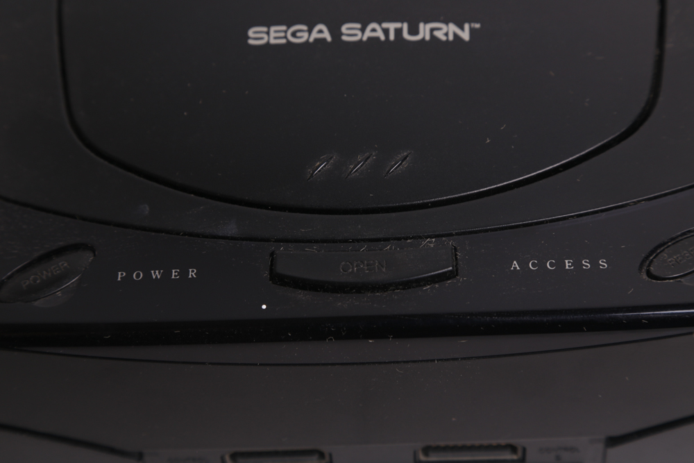 Sega Saturn Console with Game and 3D Control Pad