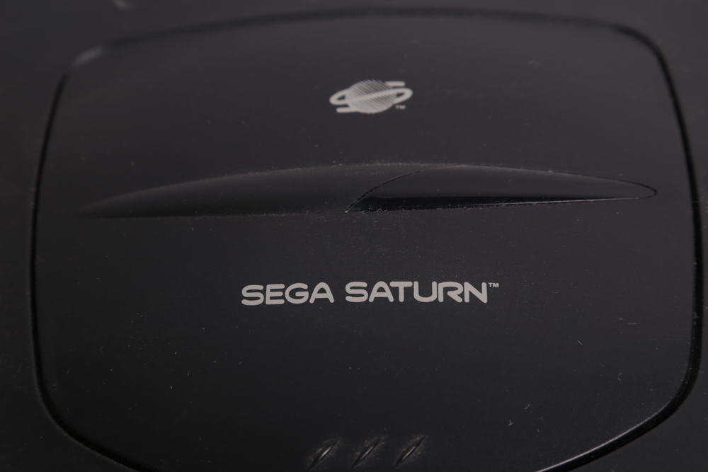 Sega Saturn Console with Game and 3D Control Pad