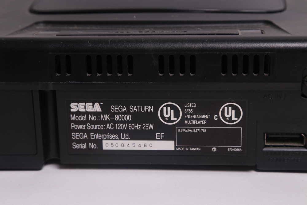 Sega Saturn Console with Game and 3D Control Pad