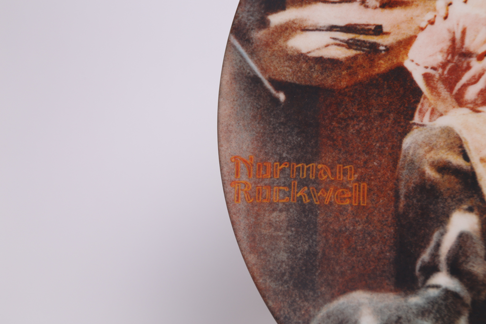 Knowles "The Toy Maker" Limited Edition Norman Rockwell Plate