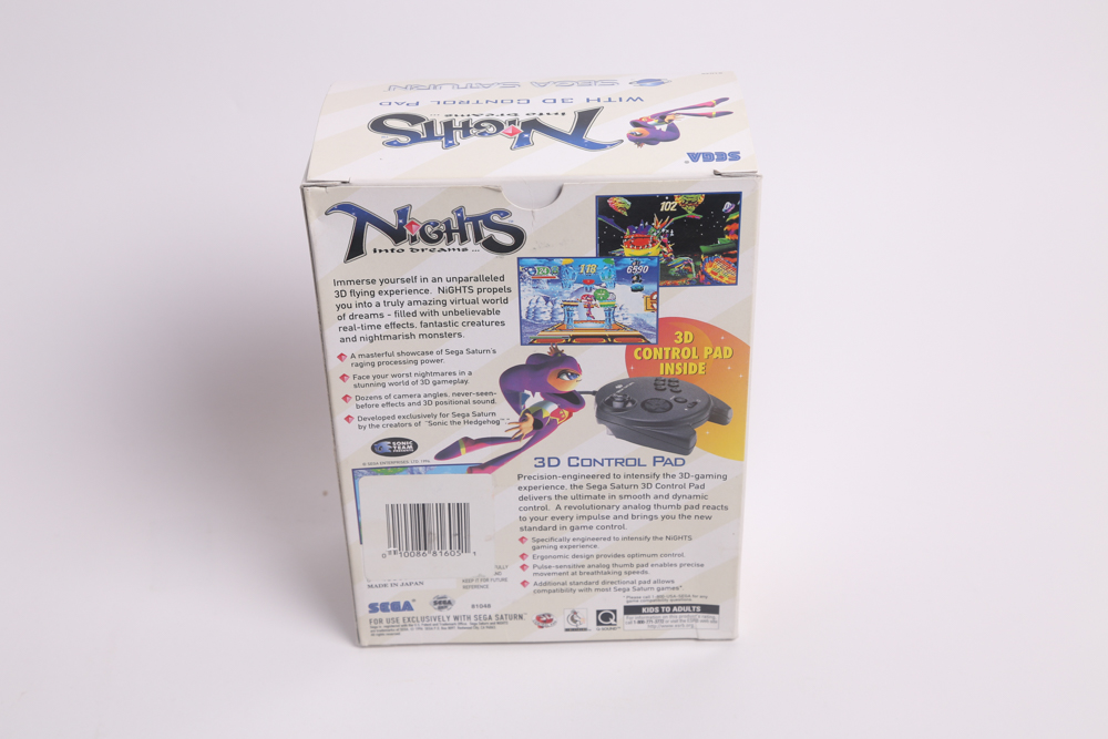 Sega Saturn Console with Game and 3D Control Pad