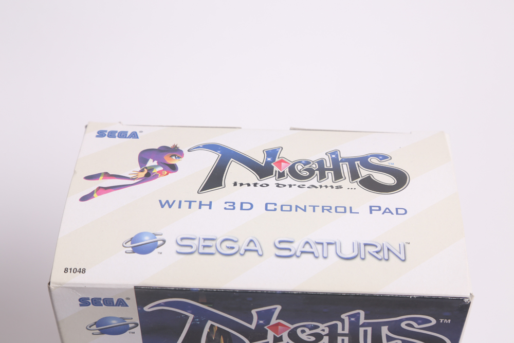 Sega Saturn Console with Game and 3D Control Pad