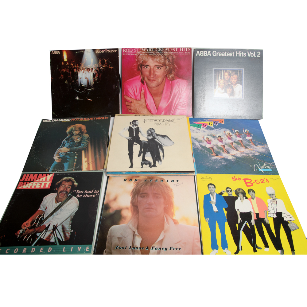 Collection of ABBA and Other Records