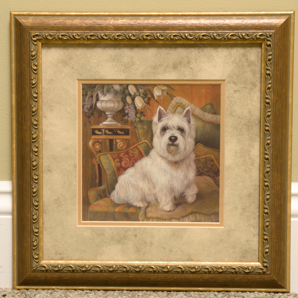 Print After Elaine Vollherbst's "Pampered Westie"