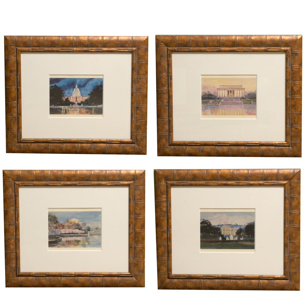 Collection of Washington, DC Monument Offset Prints