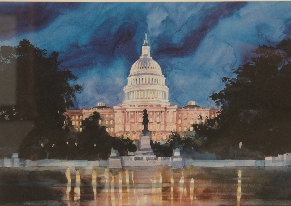 Collection of Washington, DC Monument Offset Prints