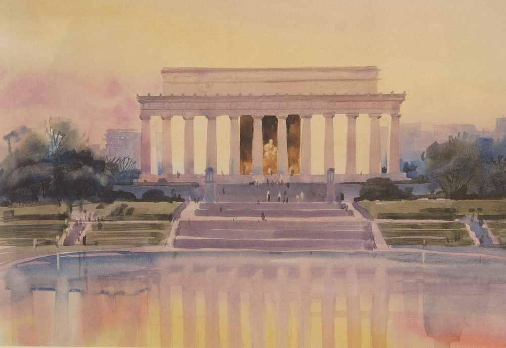 Collection of Washington, DC Monument Offset Prints