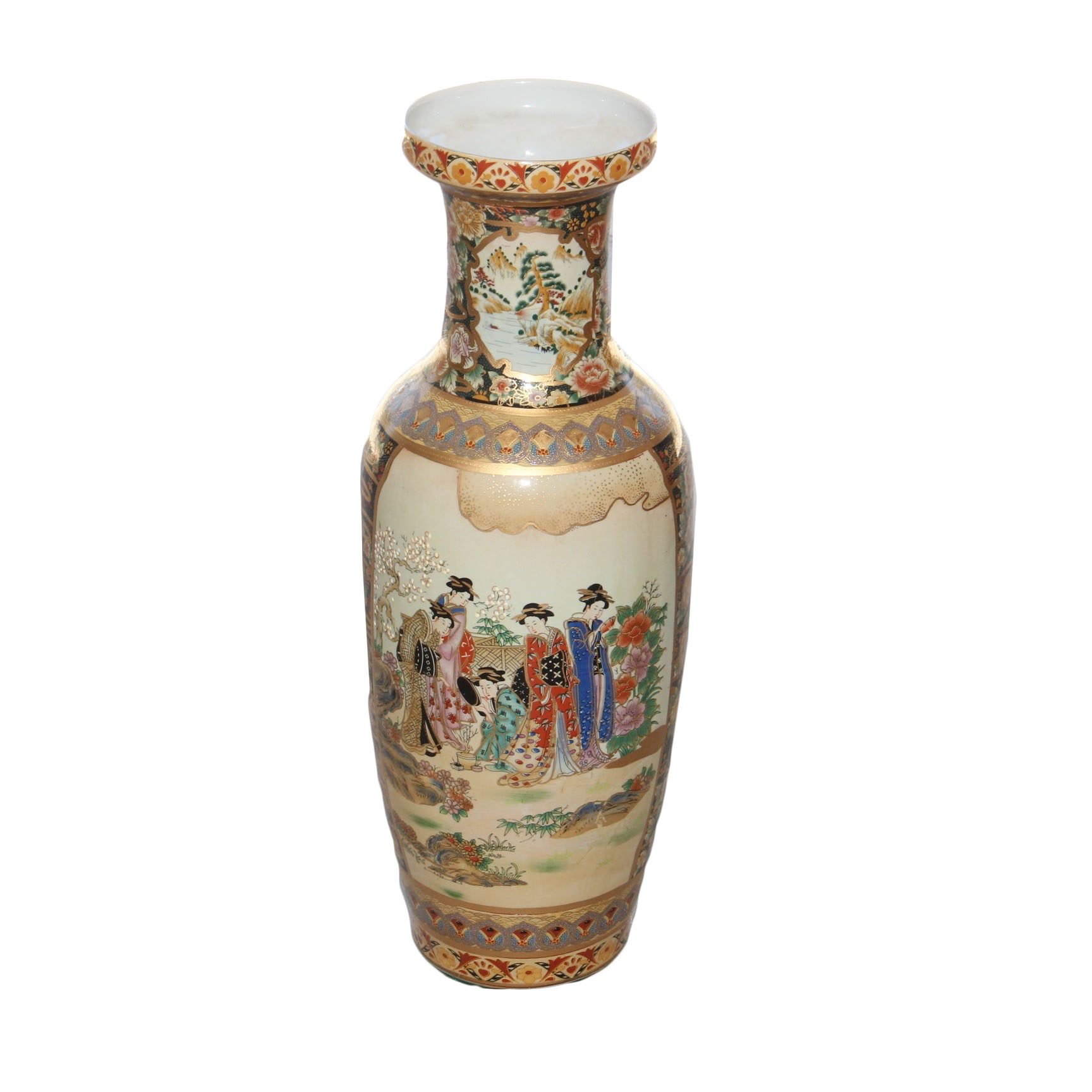 Japanese Setsuma Decorative Vase