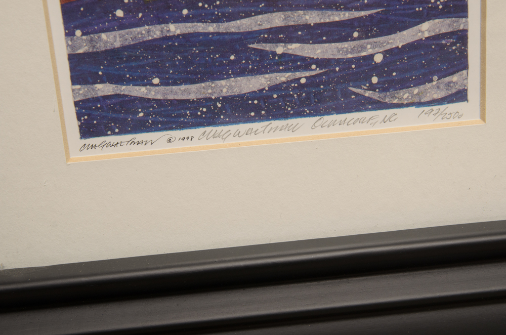 Clay Walthall Signed Numbered North Carolina Lighthouse Prints