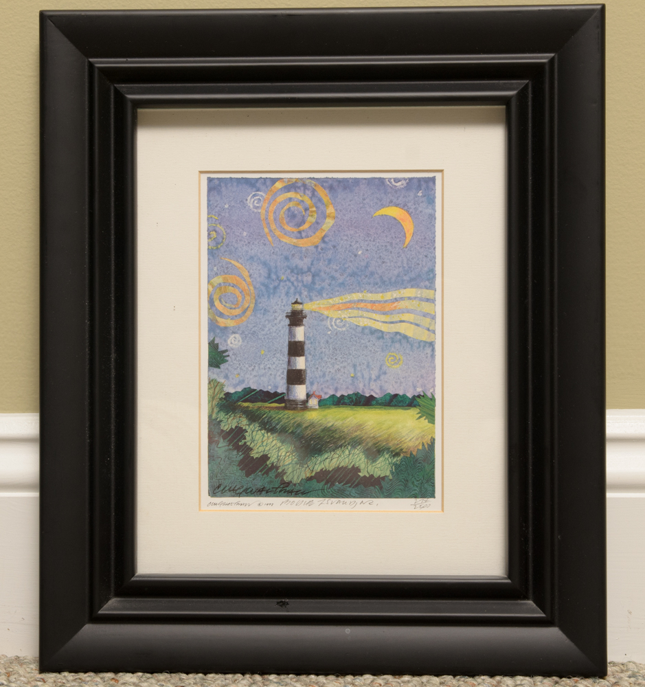 Clay Walthall Signed Numbered North Carolina Lighthouse Prints