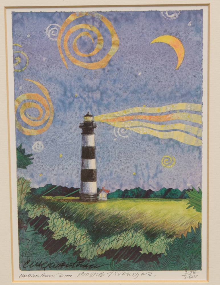 Clay Walthall Signed Numbered North Carolina Lighthouse Prints
