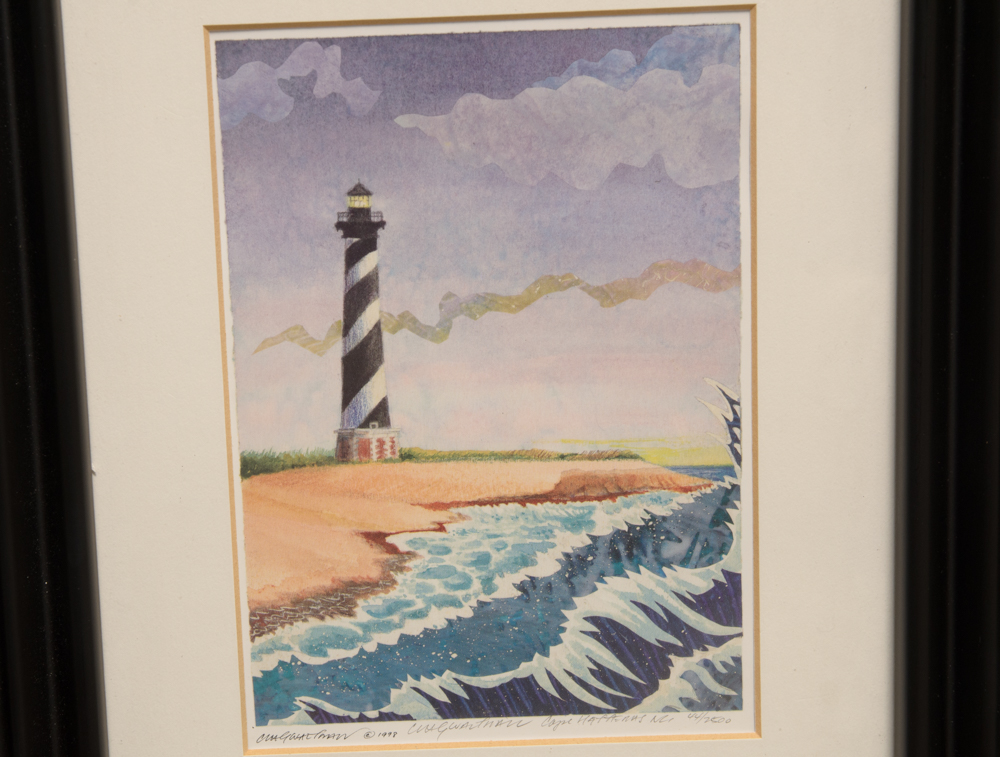 Clay Walthall Signed Numbered North Carolina Lighthouse Prints