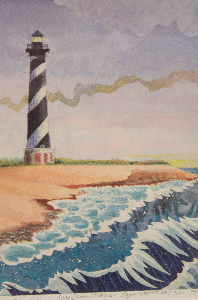 Clay Walthall Signed Numbered North Carolina Lighthouse Prints