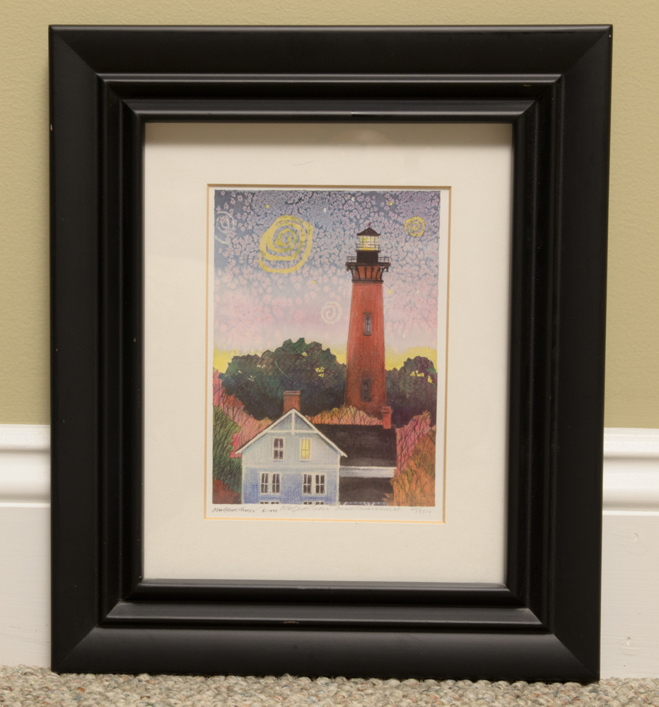 Clay Walthall Signed Numbered North Carolina Lighthouse Prints