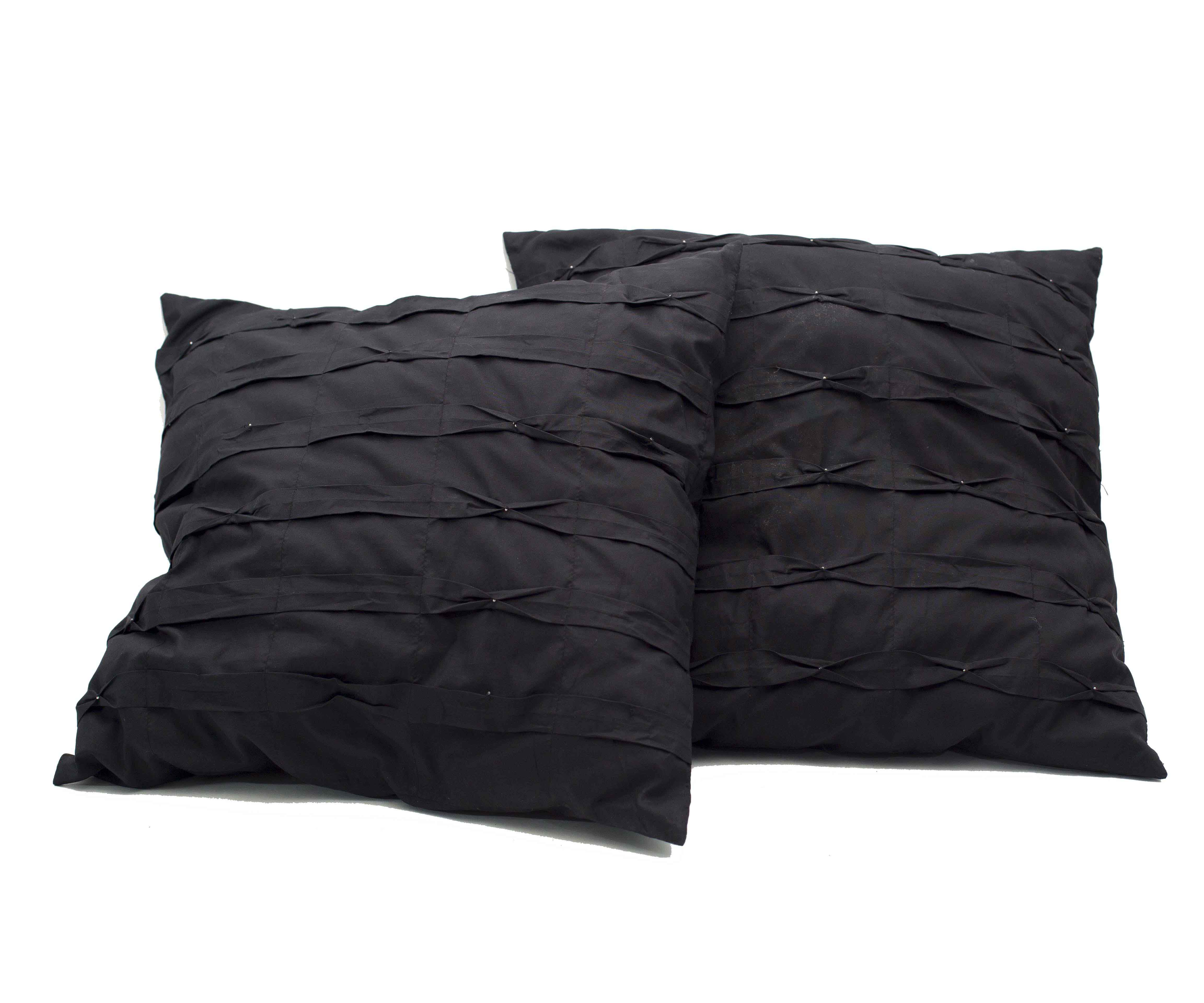 Collection of Black Decorative Pillows