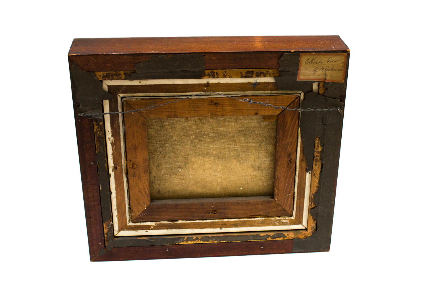 Henry Hulsmann "Colorado View" Oil on Canvas Painting