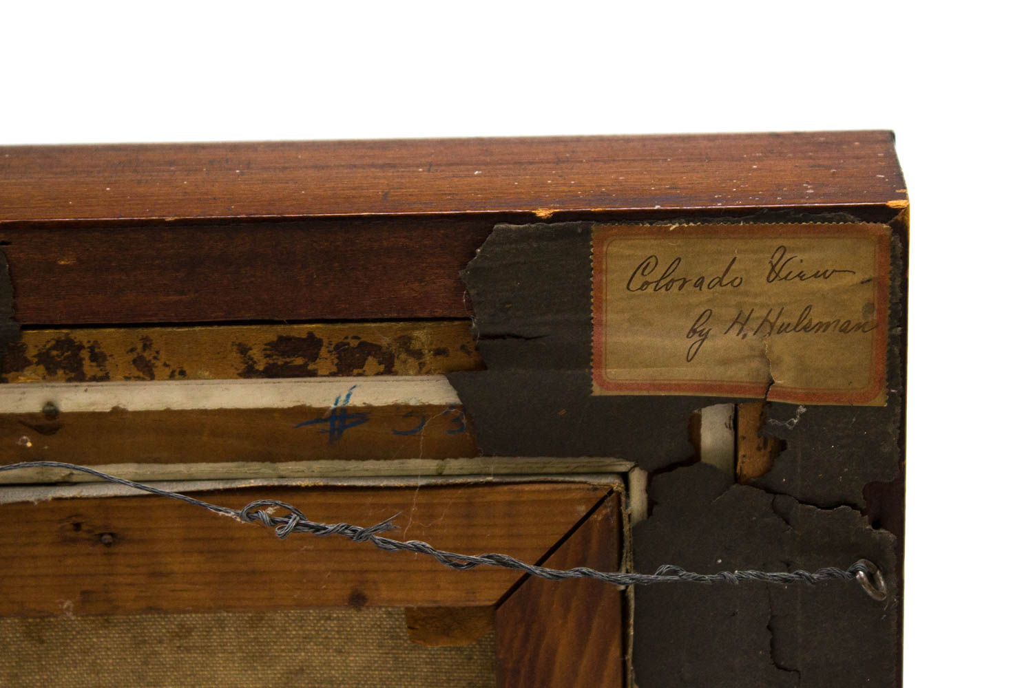 Henry Hulsmann "Colorado View" Oil on Canvas Painting