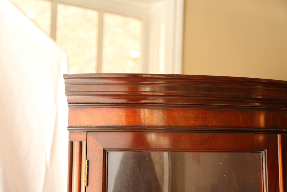 Pair of Drexel "Hampton Court Collection" Mahogany Cabinets