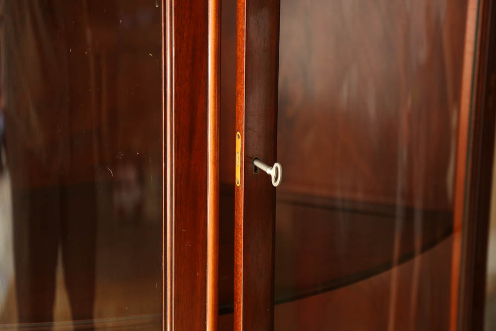 Pair of Drexel "Hampton Court Collection" Mahogany Cabinets