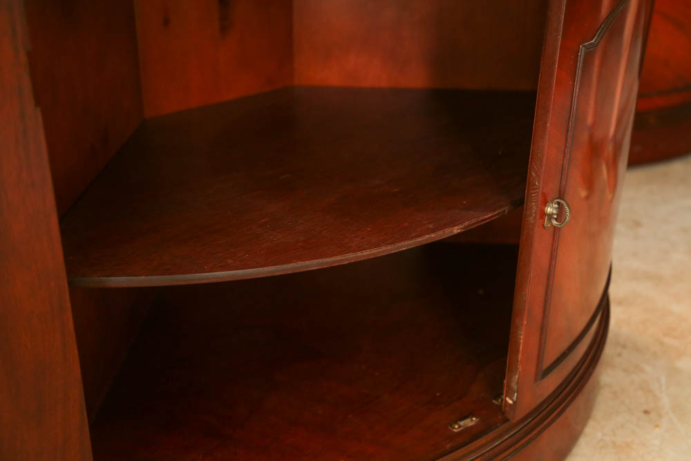 Pair of Drexel "Hampton Court Collection" Mahogany Cabinets