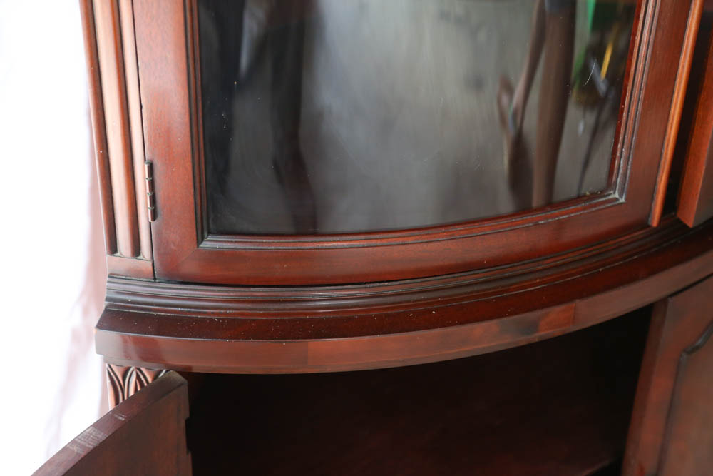 Pair of Drexel "Hampton Court Collection" Mahogany Cabinets