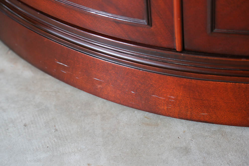 Pair of Drexel "Hampton Court Collection" Mahogany Cabinets