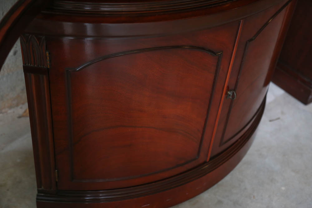 Pair of Drexel "Hampton Court Collection" Mahogany Cabinets