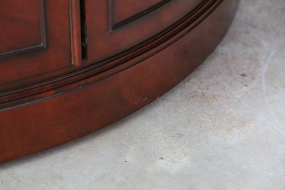 Pair of Drexel "Hampton Court Collection" Mahogany Cabinets