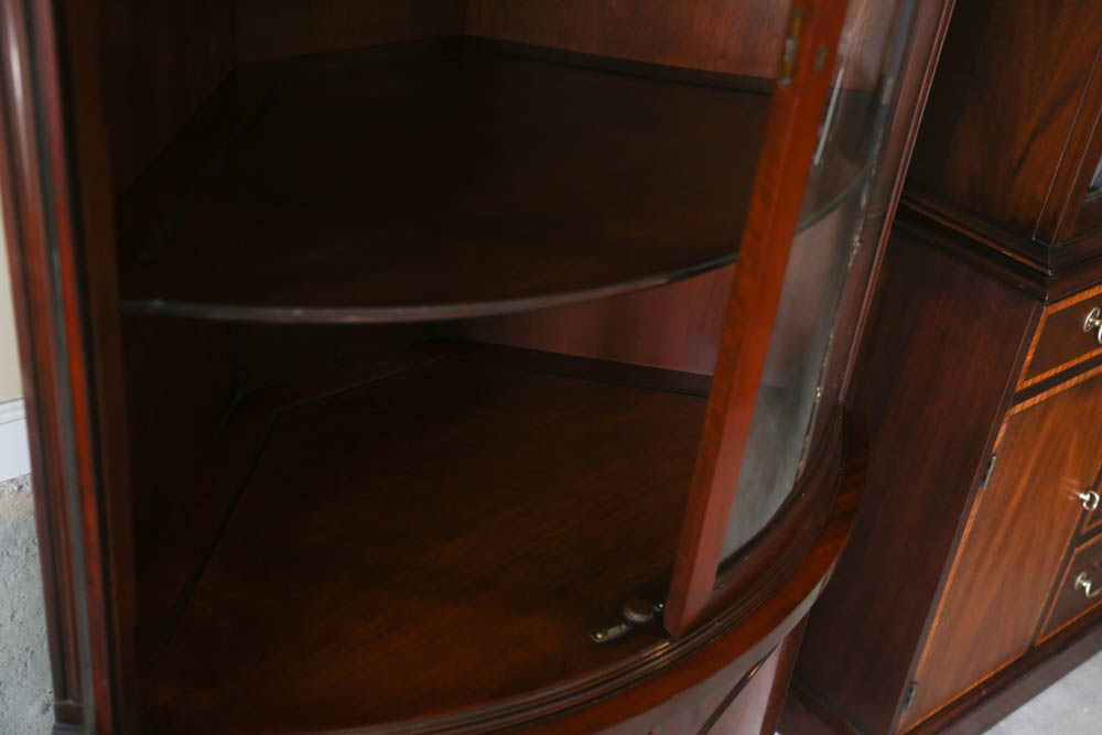 Pair of Drexel "Hampton Court Collection" Mahogany Cabinets