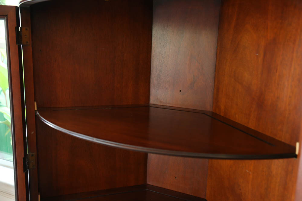 Pair of Drexel "Hampton Court Collection" Mahogany Cabinets