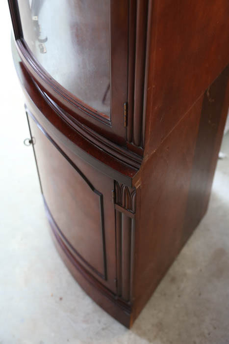 Pair of Drexel "Hampton Court Collection" Mahogany Cabinets
