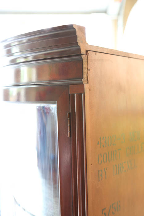 Pair of Drexel "Hampton Court Collection" Mahogany Cabinets