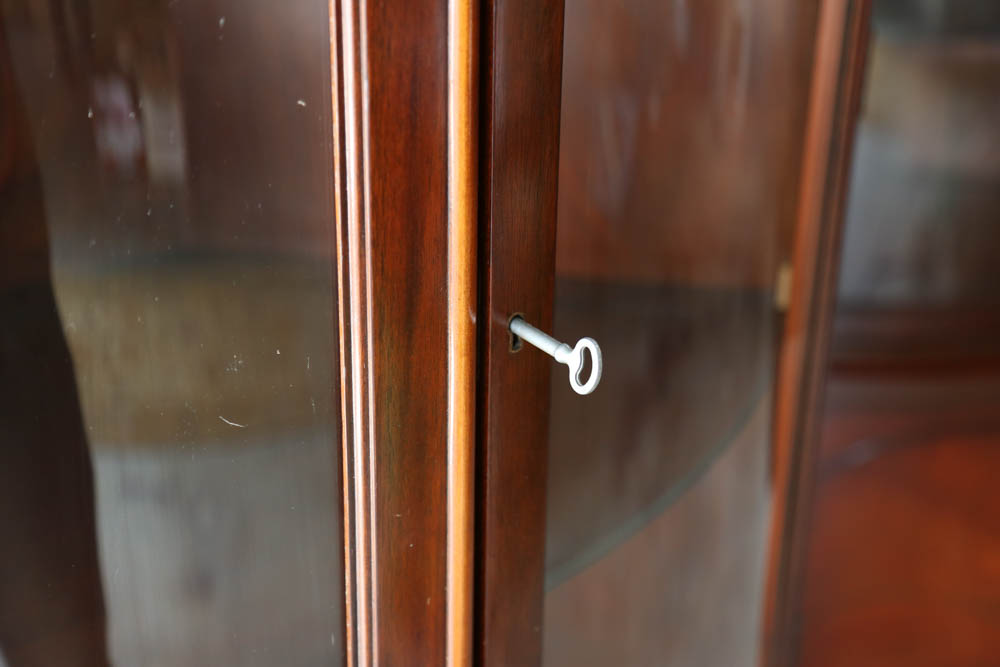 Pair of Drexel "Hampton Court Collection" Mahogany Cabinets