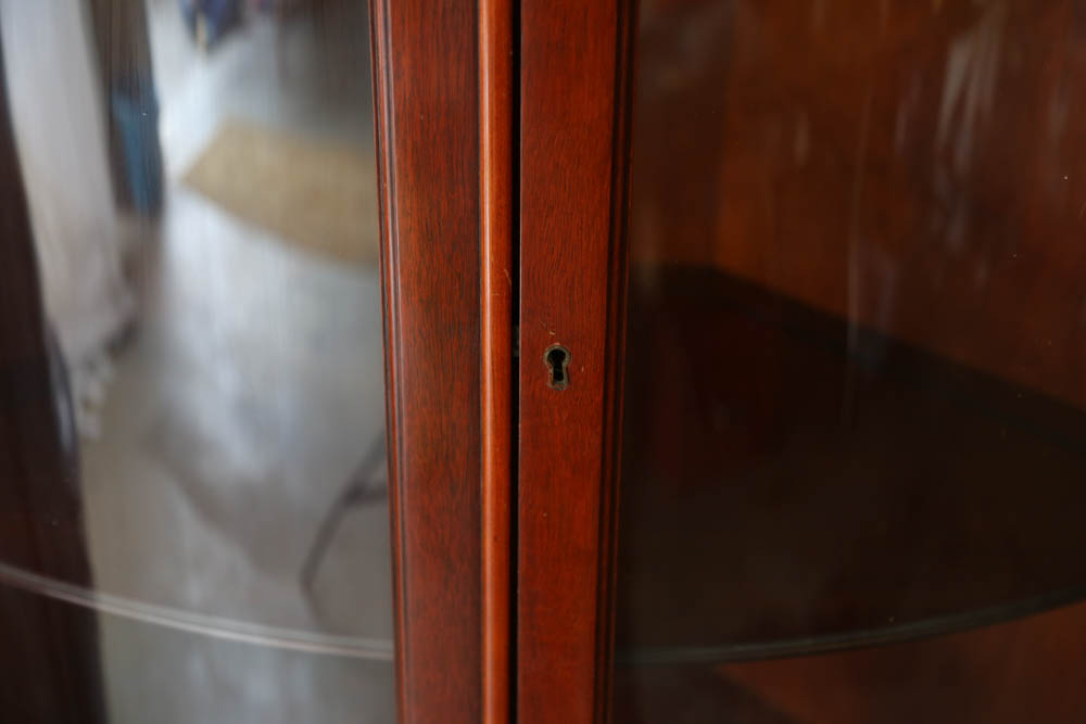 Pair of Drexel "Hampton Court Collection" Mahogany Cabinets