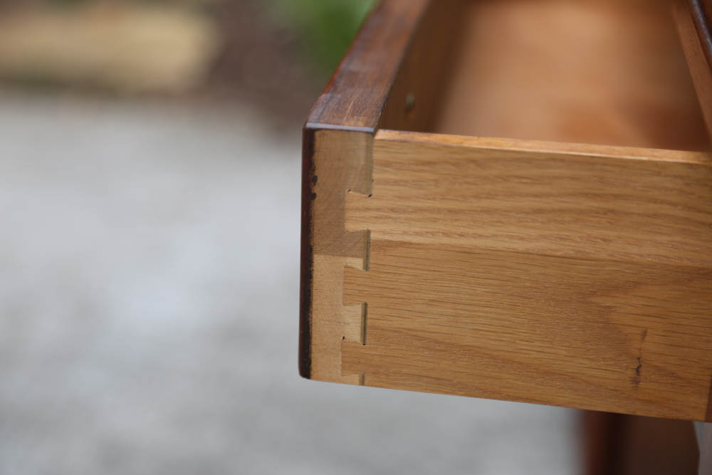 Hekman Bamboo Style Console Table with Cane Shelves