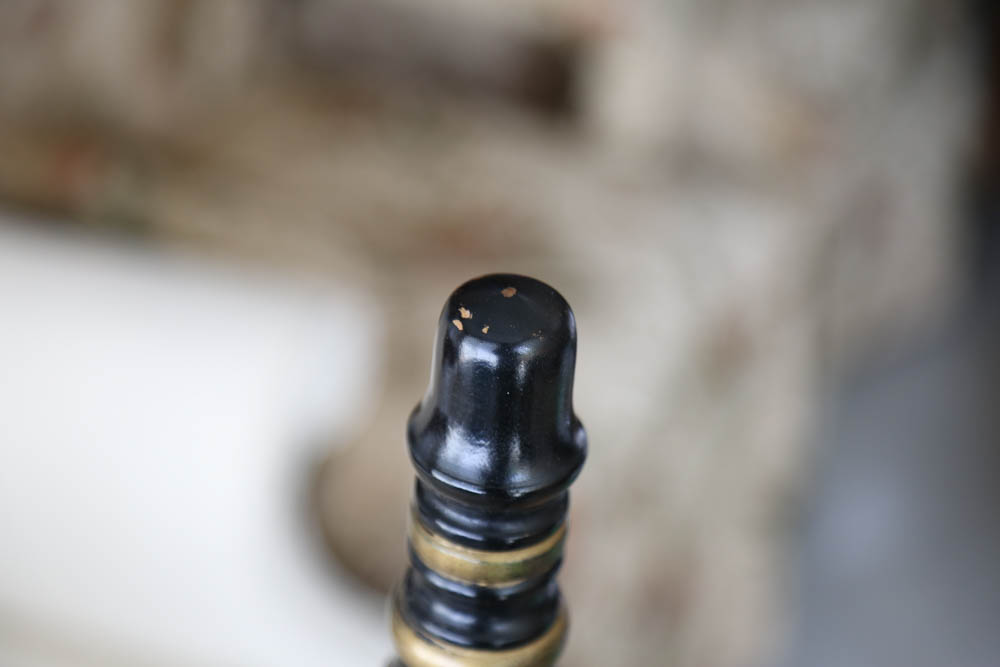 Set of Four Hitchcock Style Ladder Back Rush Seat Chairs