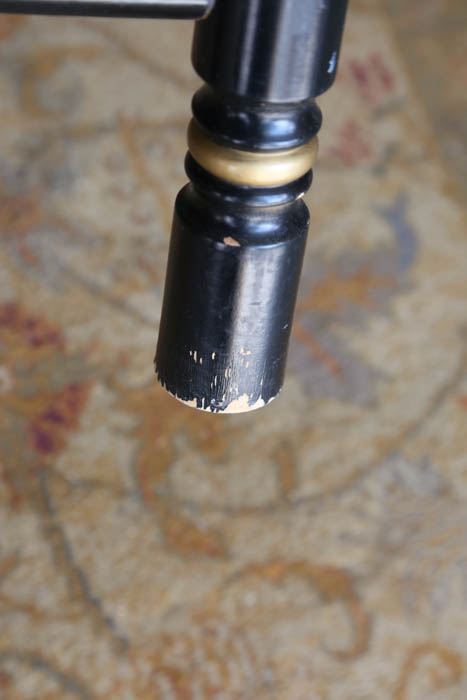 Set of Four Hitchcock Style Ladder Back Rush Seat Chairs