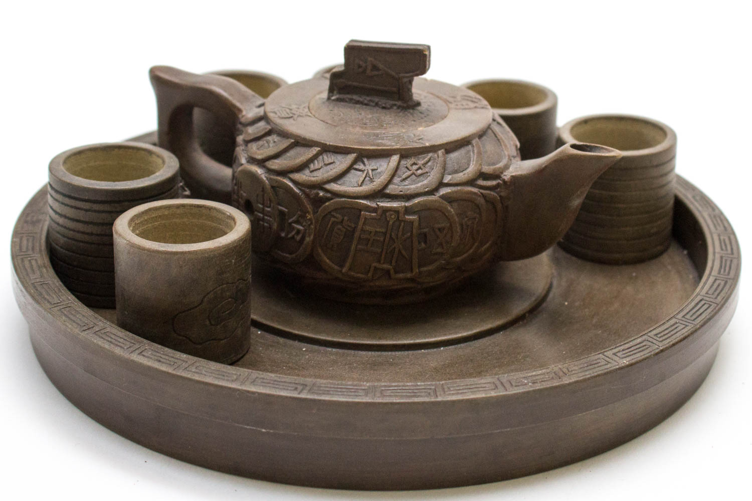 Vintage Miniature Stoneware Tea Set