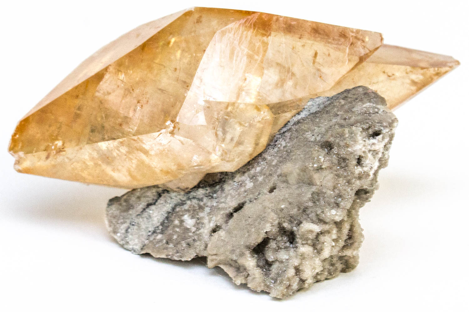 Orange Calcite Specimen