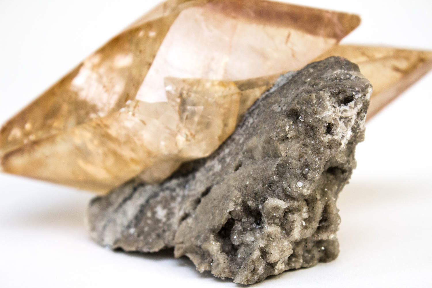 Orange Calcite Specimen