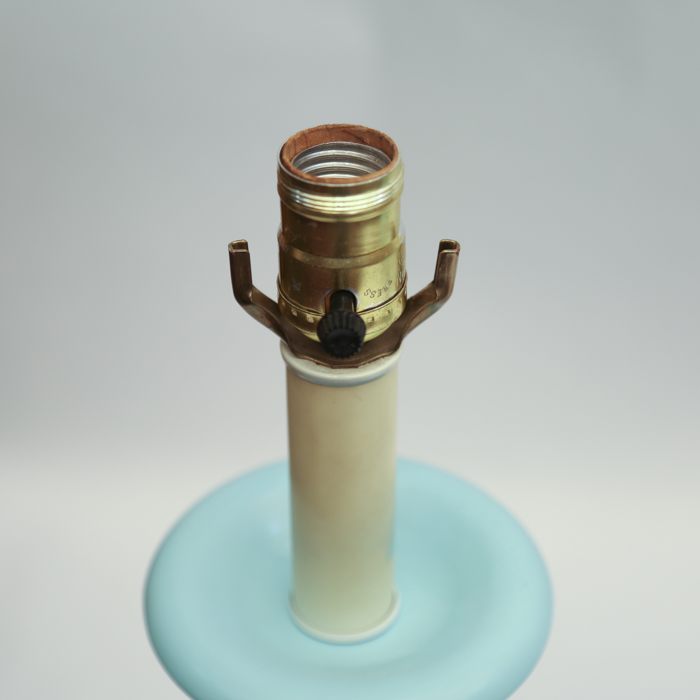 Pair of Lacquered Brass Lamps